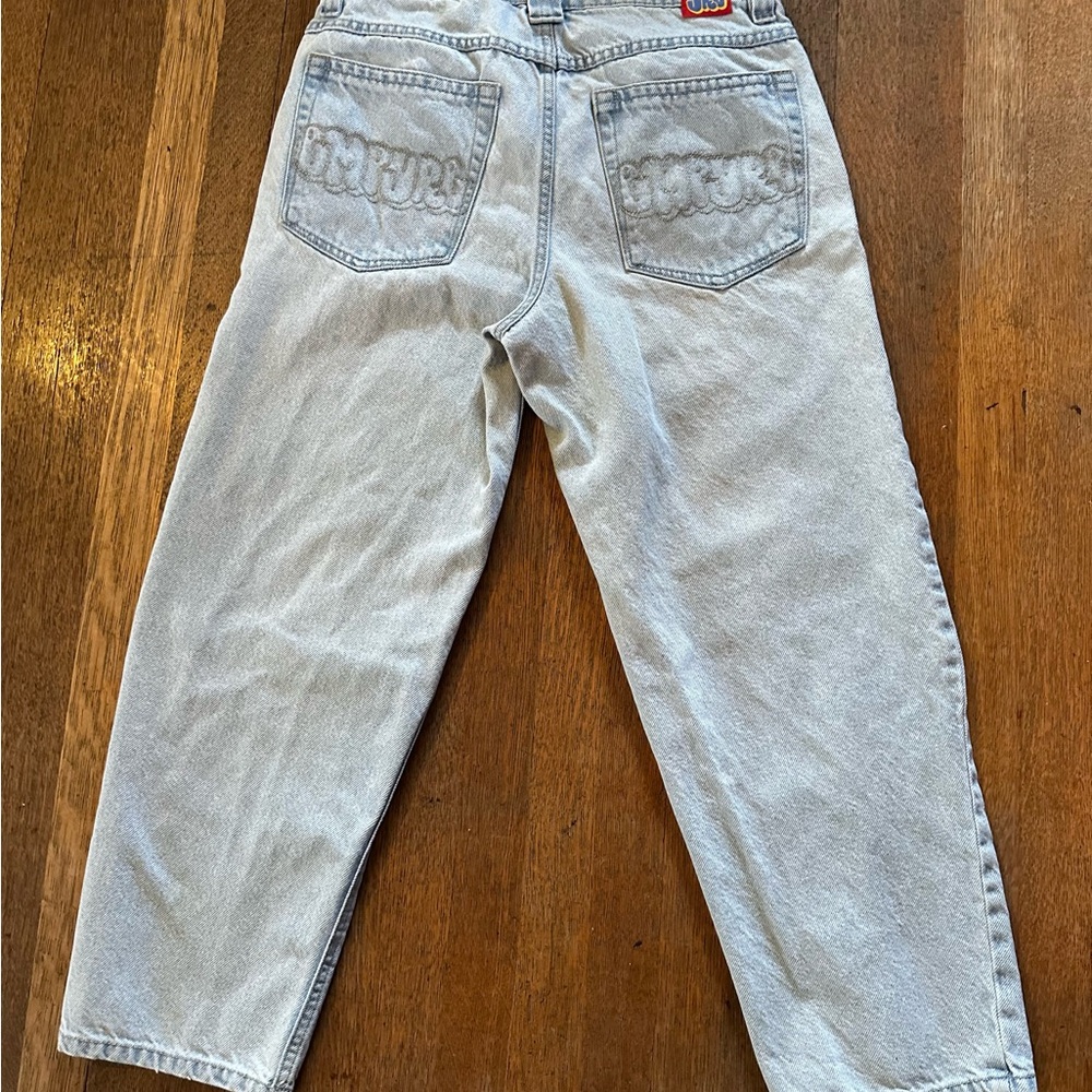Empyre Light Wash Loose Fit 100% Cotton Jeans Women’s Size 26 - Picture 3 of 13